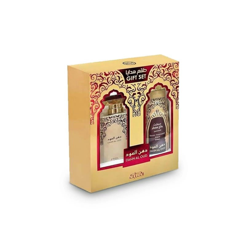 Nabeel Dahn Al Oud - 100ml Eau De Parfum + Smart Deodorant Body Spray - 200ml