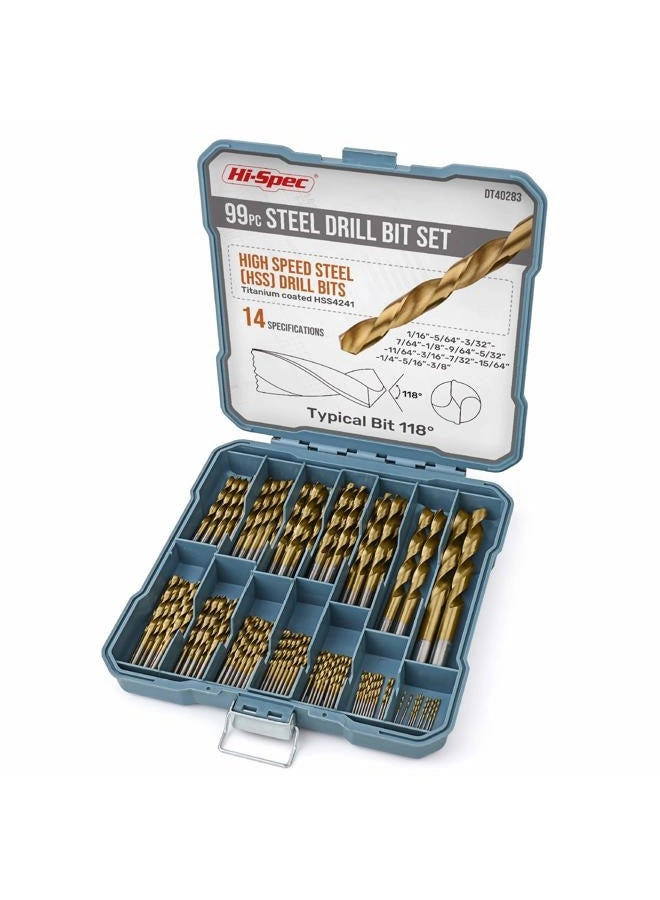 Hi-Spec 99 Forets - HSS4241 99 pieces 1.0 to 10.0mm