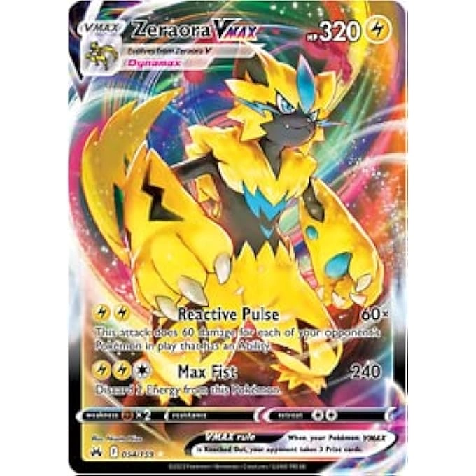 Pokmon Zeraora VMAX 054/159 - Crown Zenith