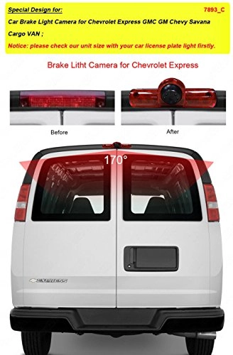 License Plate Light Rear View Reversing Backup Camera - 628x586 pixels