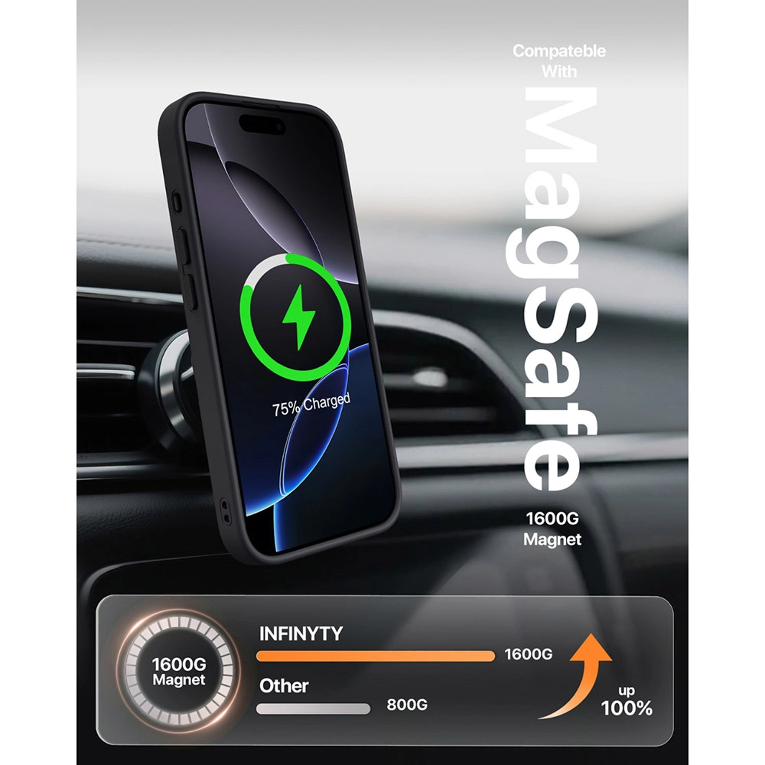 Gleam Hybrid - Matte Soft Touch MagSafe Case for iPhone 17