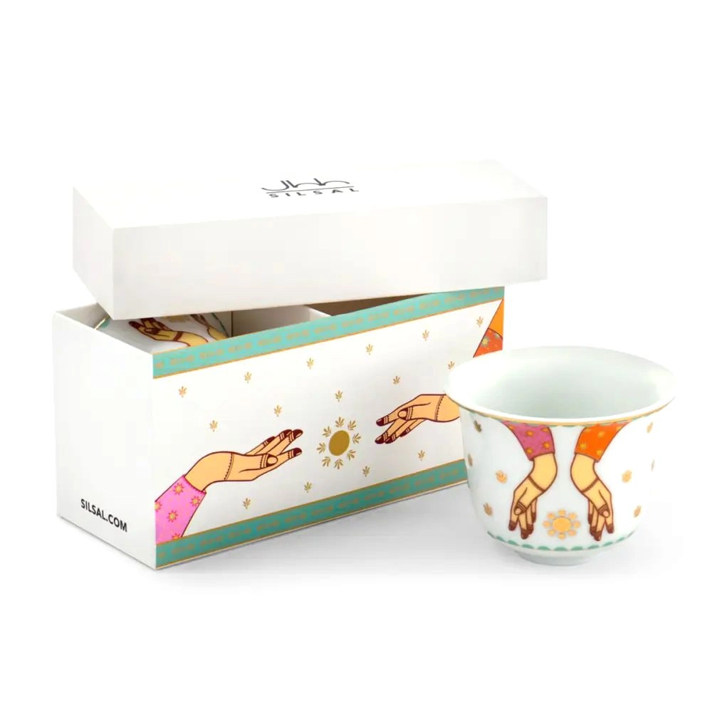 Silsal Hessa Arabic Coffee Cup - 2 pcs
