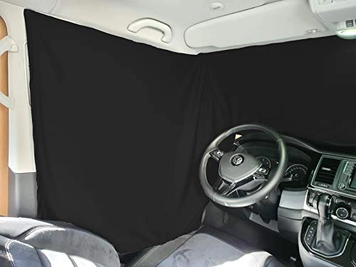 Driver's Cab Curtains - Black 2-Pack