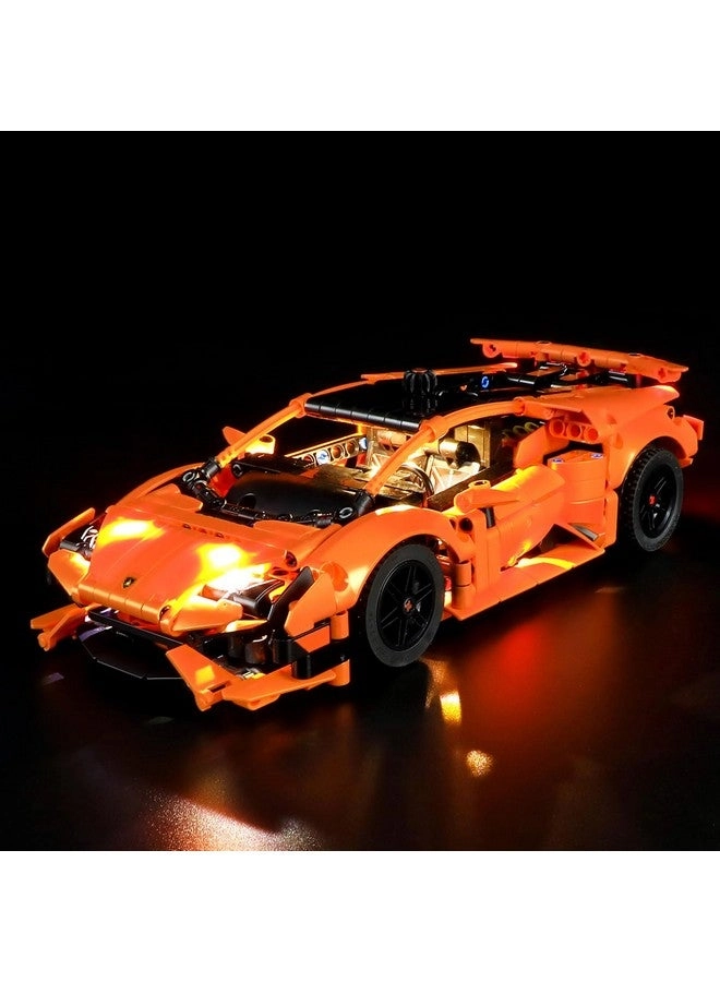 BRIKSMAX Led Lighting Kit - Orange for LEGO Lamborghini Huracán Tecnica 42196