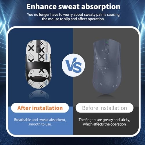 Mouse Grip Tape - A.JAZZ AJ159APEX White Anti-slip