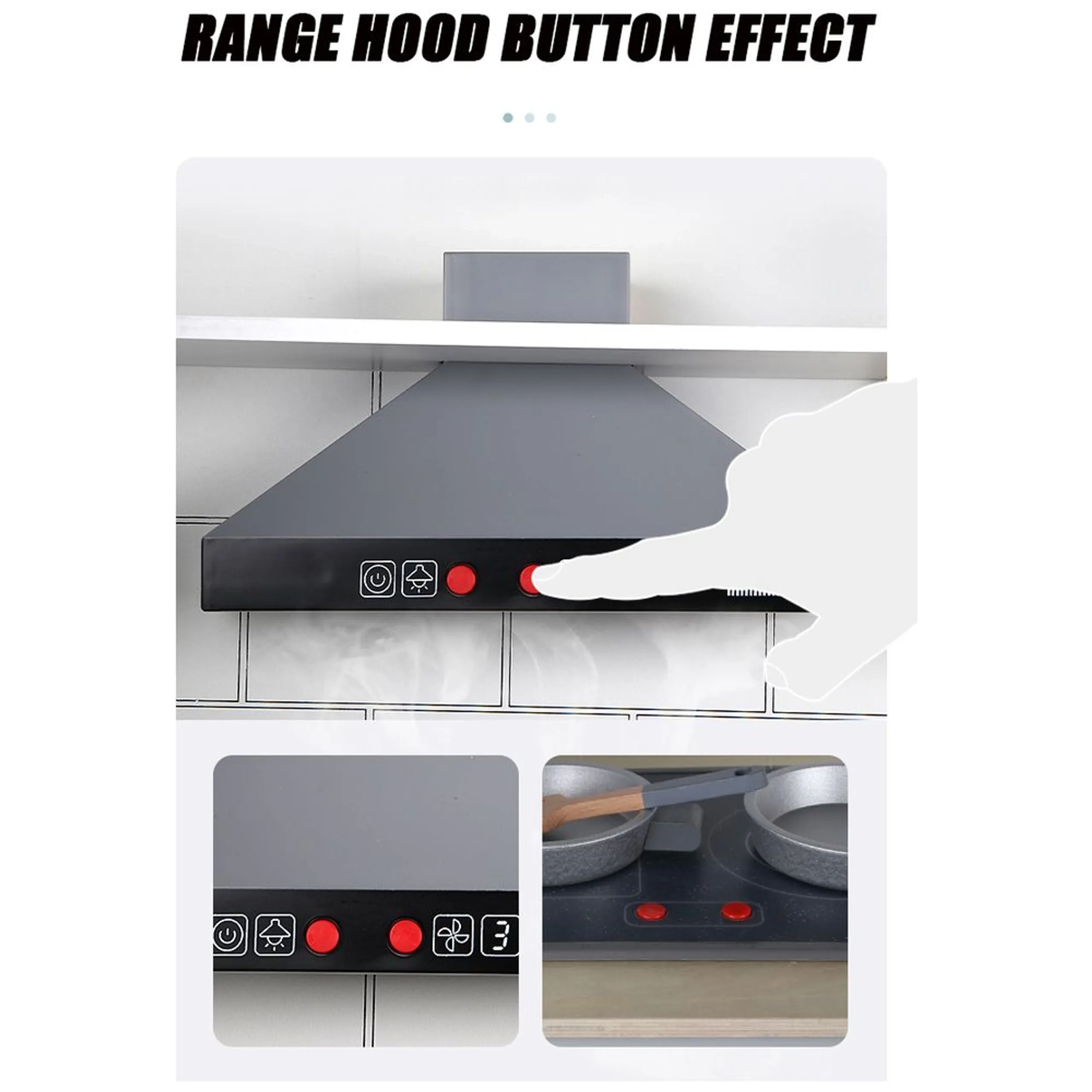 Kids Wooden Kitchen Toy Play Set (5551007-MSN21001)