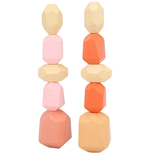 Wooden Stacking Stones - 3 years+ 10 pieces