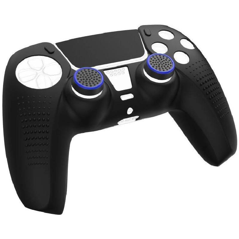 Grip Cover + Analogue Stick Attachement + Trigger Attachement + Sticker for Lightbar - for PlayStation 5