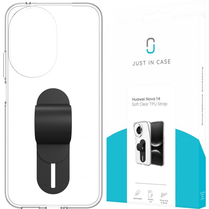 Soft Back Cover Mobile Case with Strap for Nothing Phone (3a) - TPU