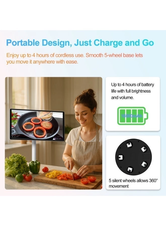 Portable Smart TV - 1080P 21.5 Inch