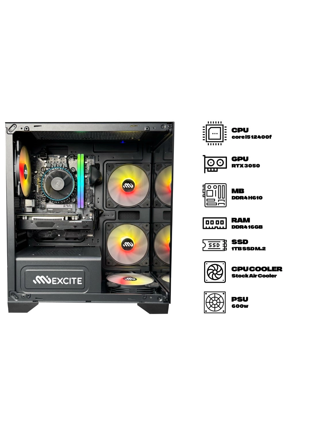 G4MATX ECO - Core i5 12400F 16 GB 1 TB