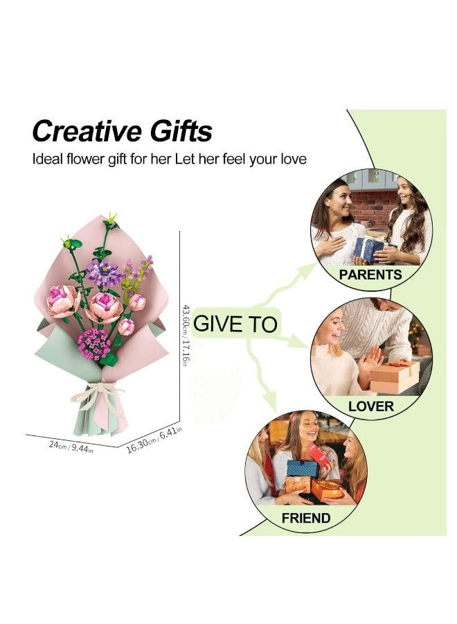 Rose Flower Bouquet - 413 piece(s)