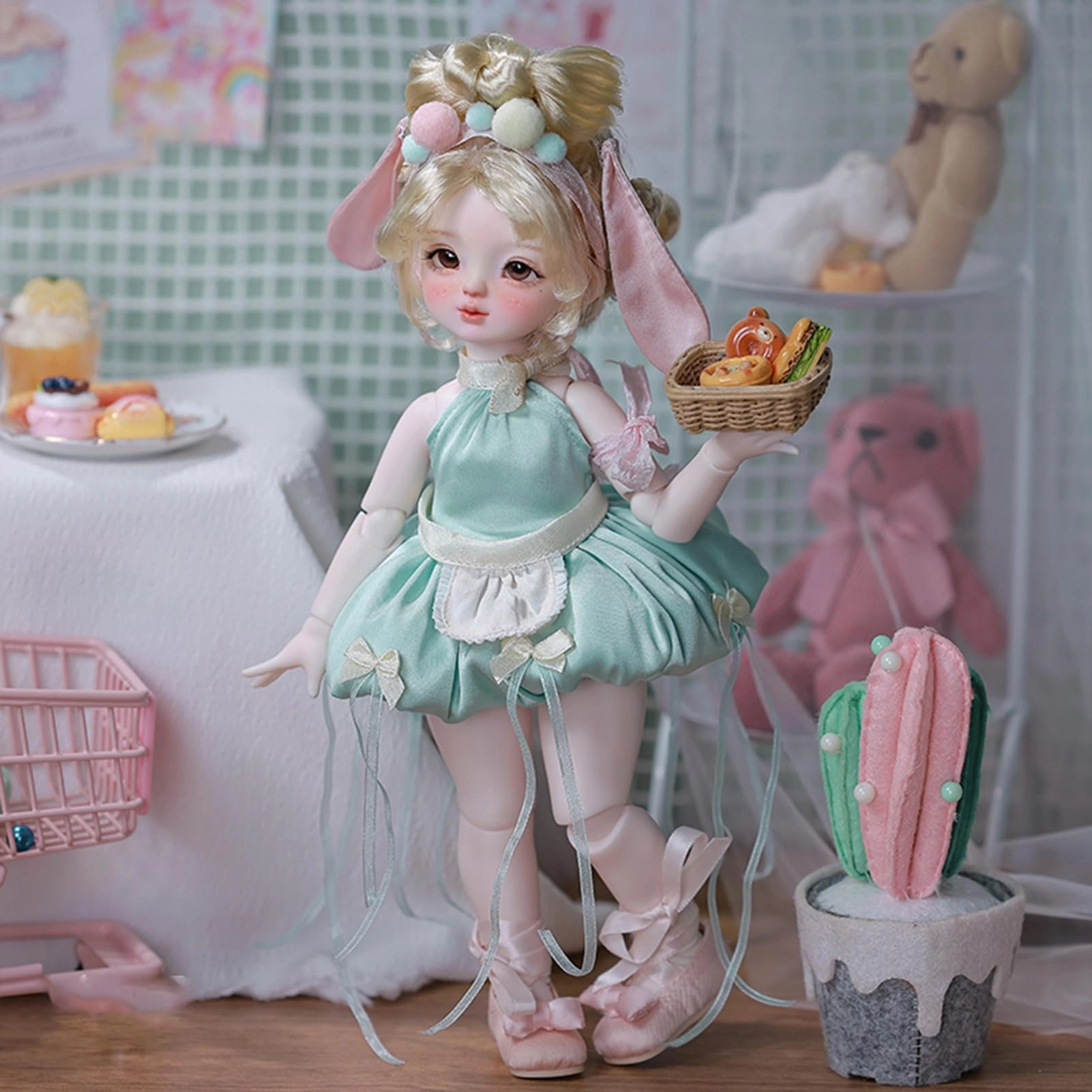 NBUABX BJD Doll - 1/6 Resin Girl Ages 15+ Set