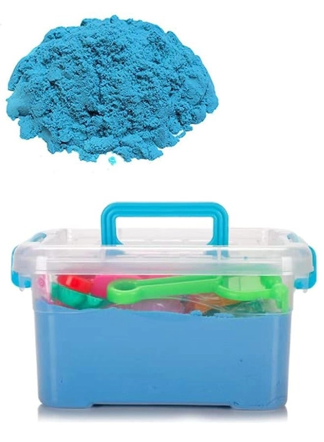 halamodo Kids Magic Sand Art Kit - 80pcs 2Kg Blue