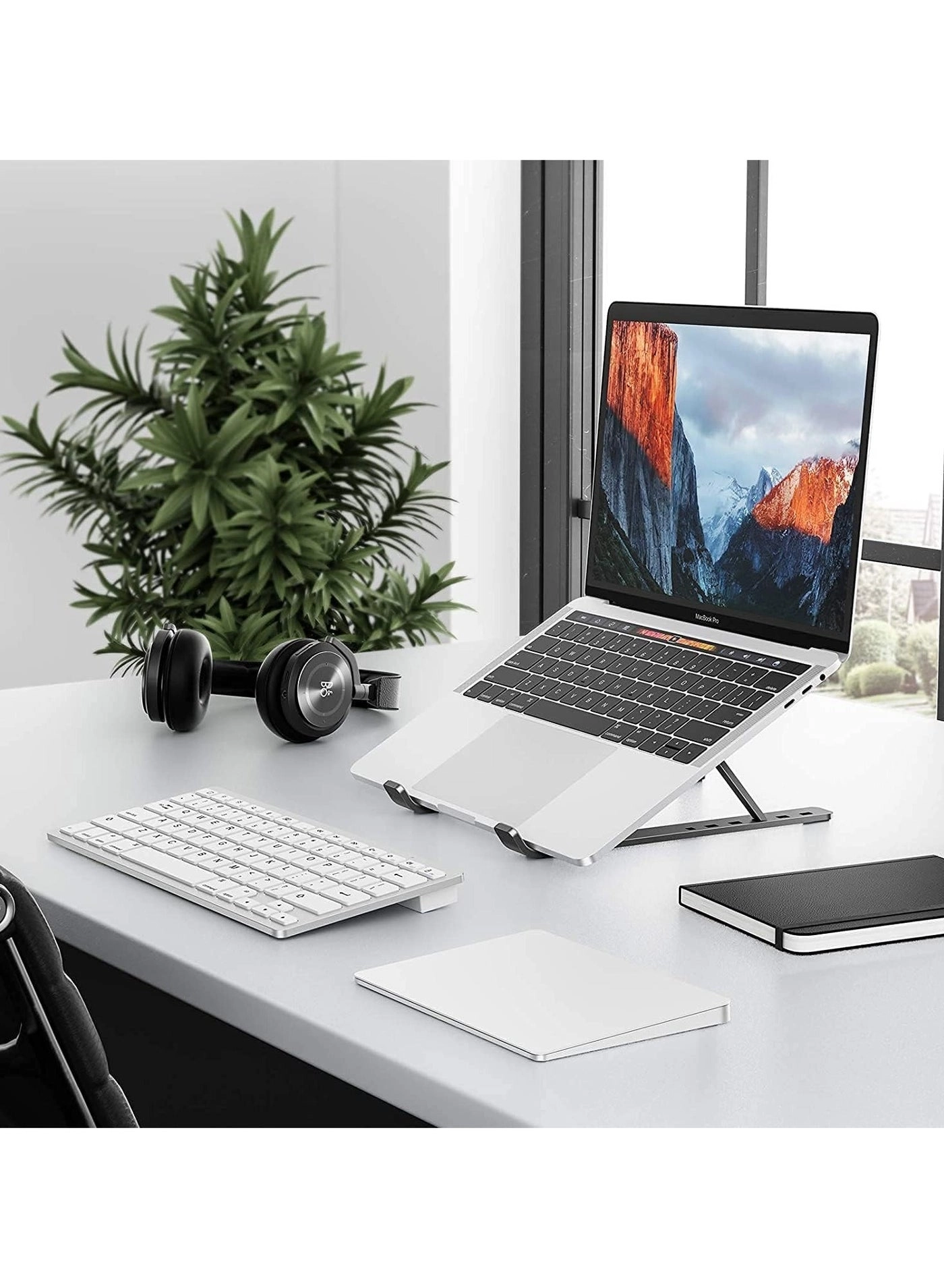 Laptop Stand - 10-17 inch 6 Height + Carry Pouch