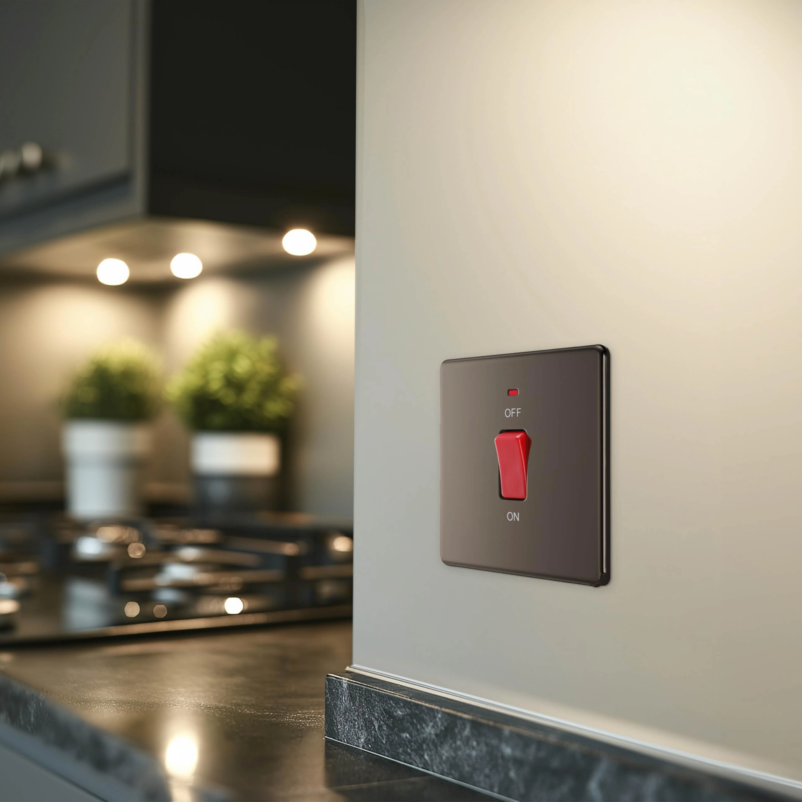 Cooker Switch - 45A Double Pole