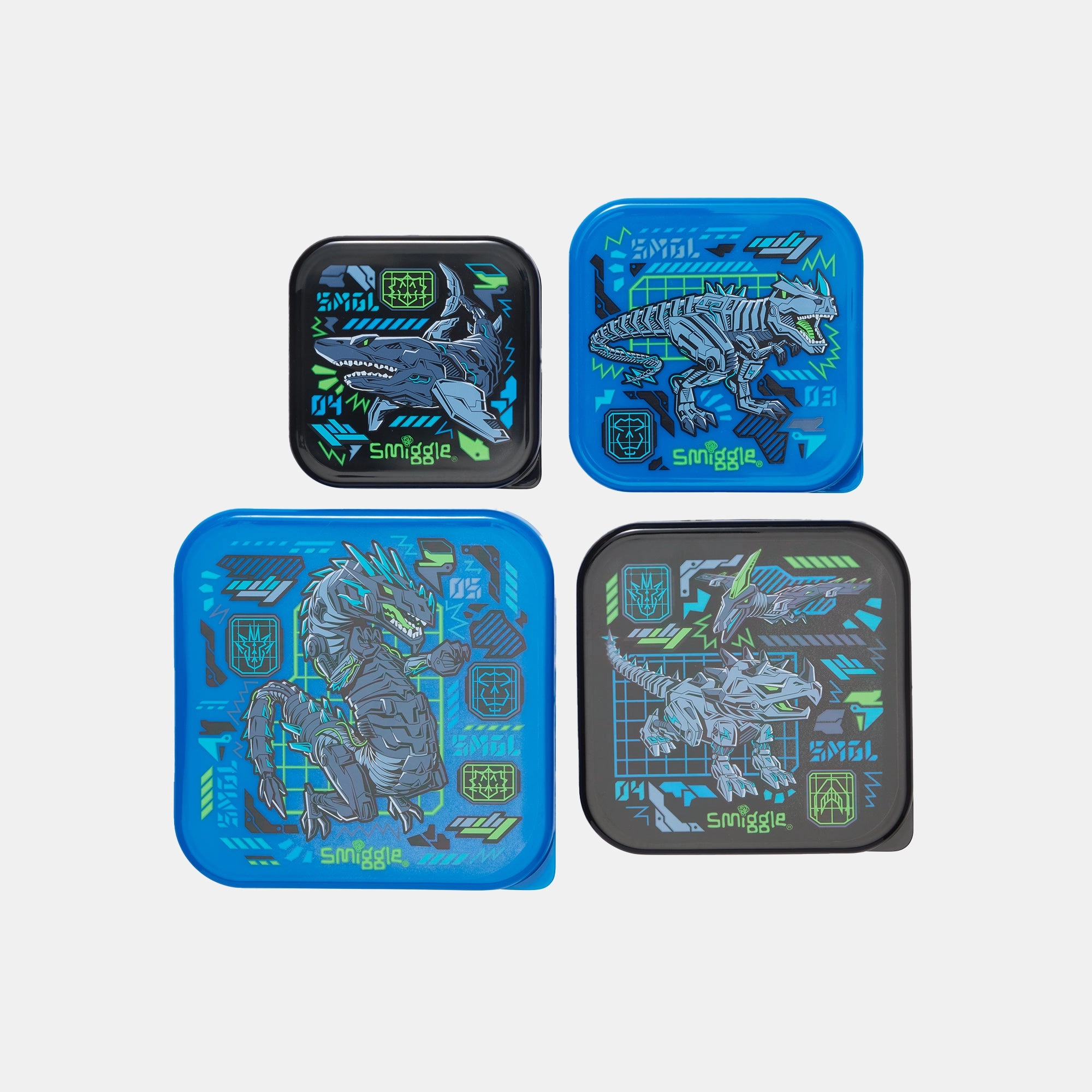 Smiggle All Stars 4 In 1 Nested Containers