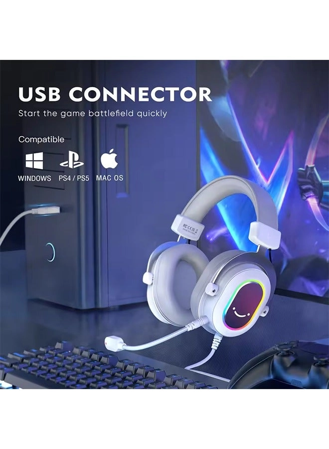RGB Gaming Headset Wired Headset