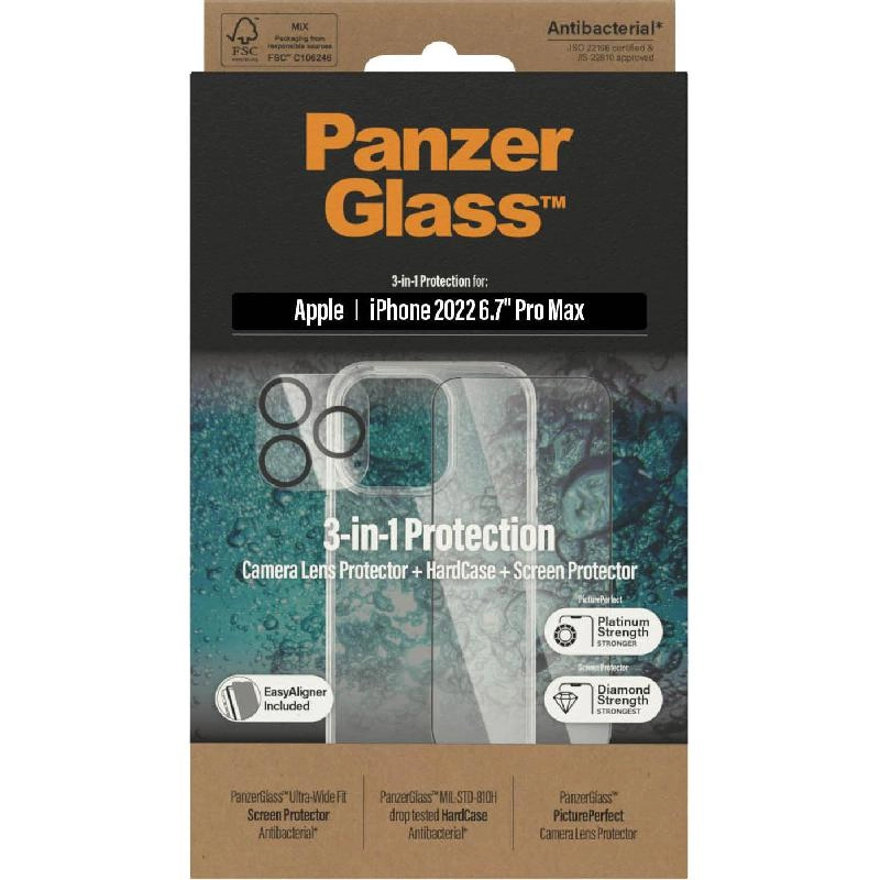 Hard Case + Screen Protector + Camera Lens Protector for iPhone 14 Plus