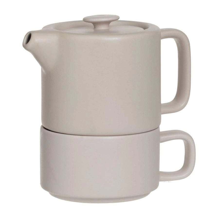 SG Earthenware Teapot Set - 800 milliliter