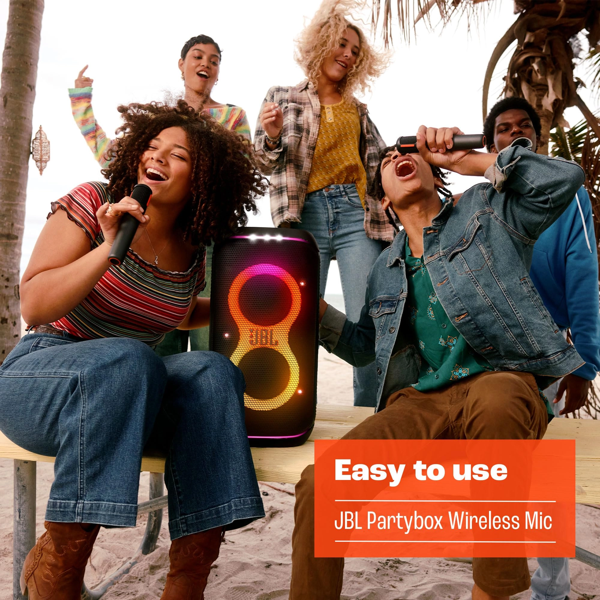 (Renewed) PartyBox Wireless Mic - 2X