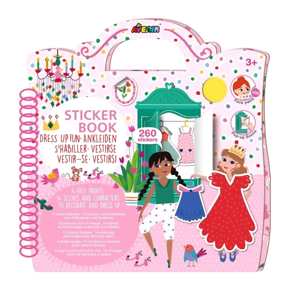 Dress Up Activity Sticker Book 260 pcs