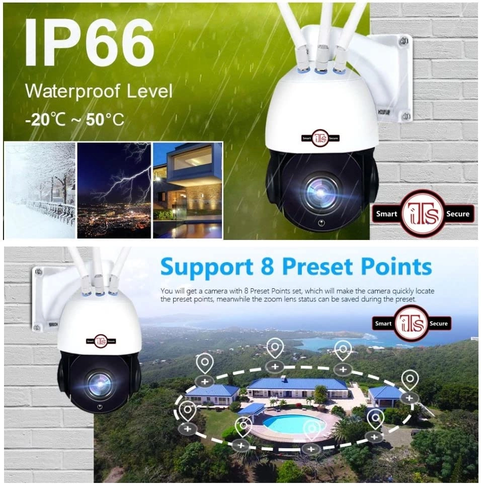 Wireless 4G PTZ Camera 2MP