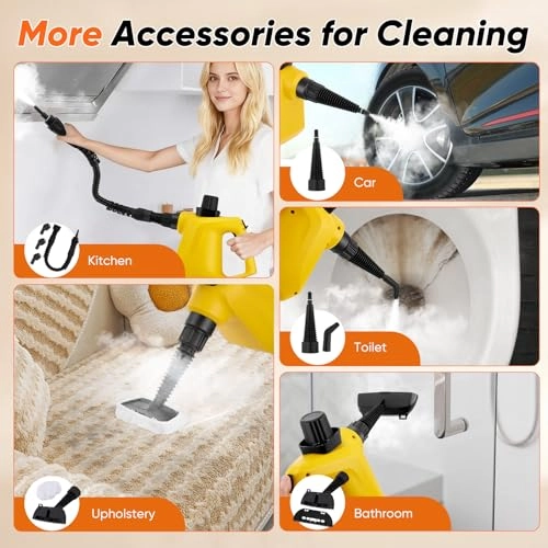 Portable Steam Cleaner - 2.6 to 3.2 bar 350ml