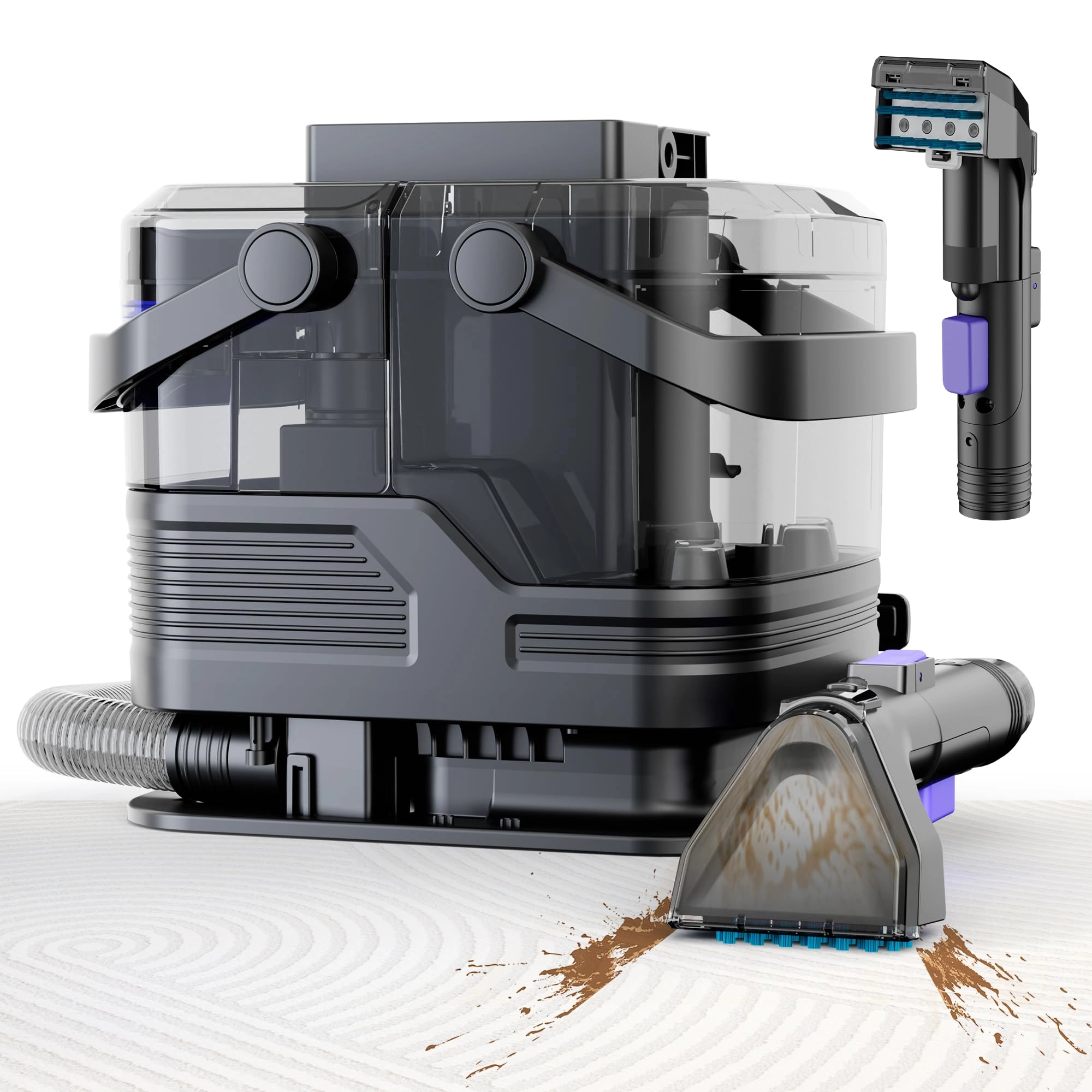 SuzhouWESACOCOIntelligentTechnologyCo.,Ltd Upholstery Spot Carpet Steam Cleaner - Steam & Hot Water 500W