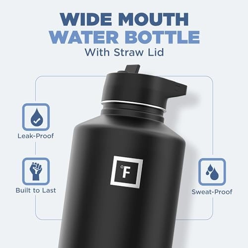 Sports Water Bottle Vacuum Insulated Stainless Steel