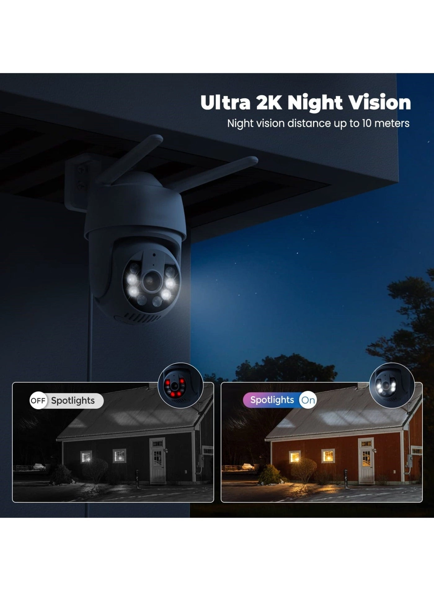 Outdoor Security Camera 2K