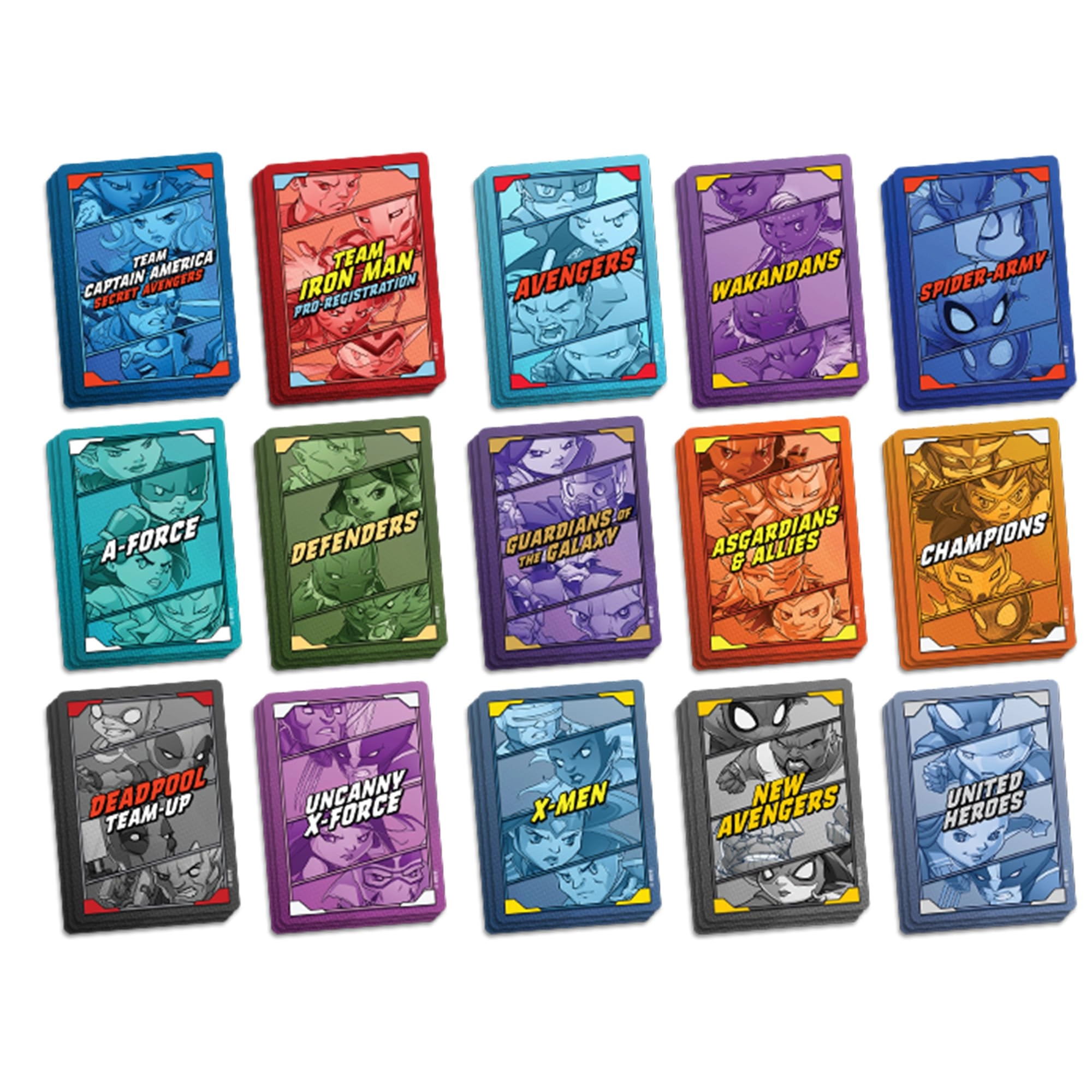 CMON Marvel United: Team Decks Expansion - Tabletop Miniatures Strategy Game