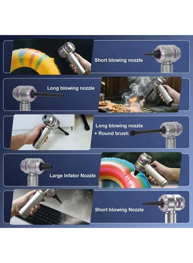 4-in-1 Wireless Handheld Vacuum Cleaner - 2000mAh