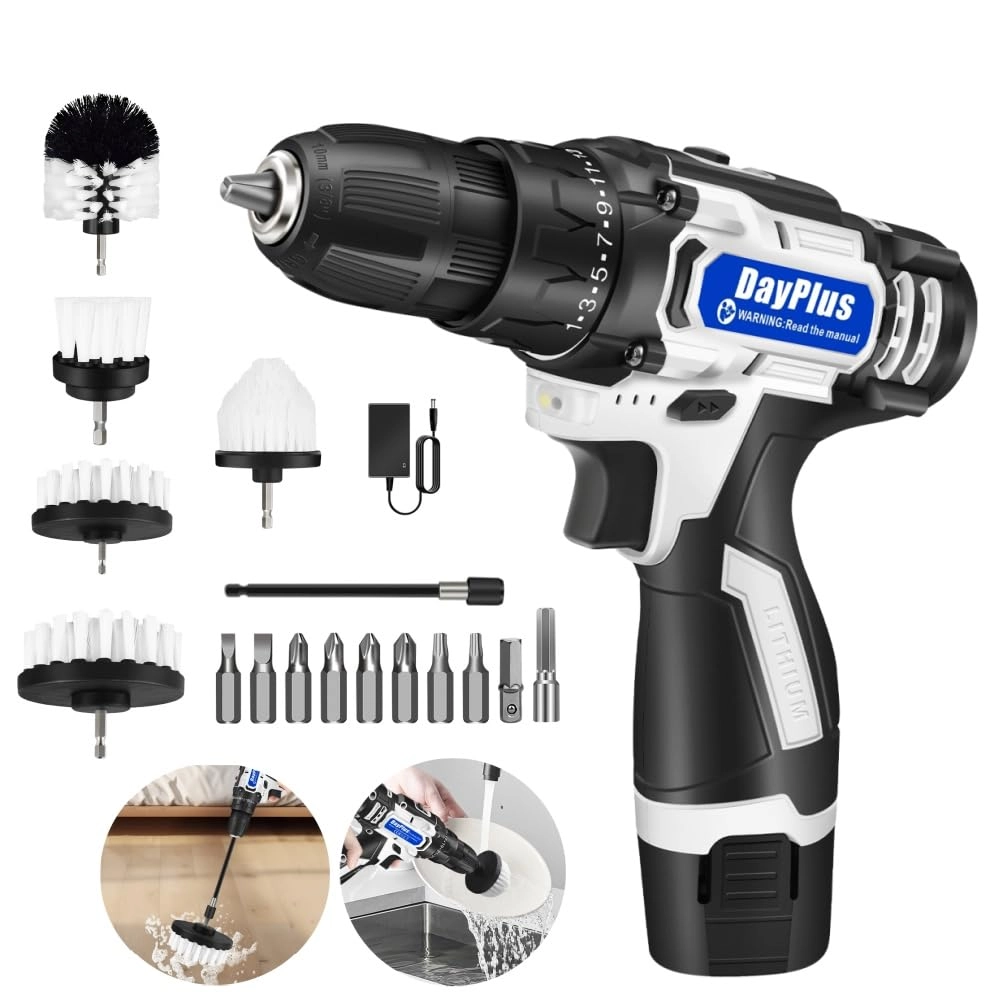 Xinng Cordless Drill Brush Set - 1500MAH