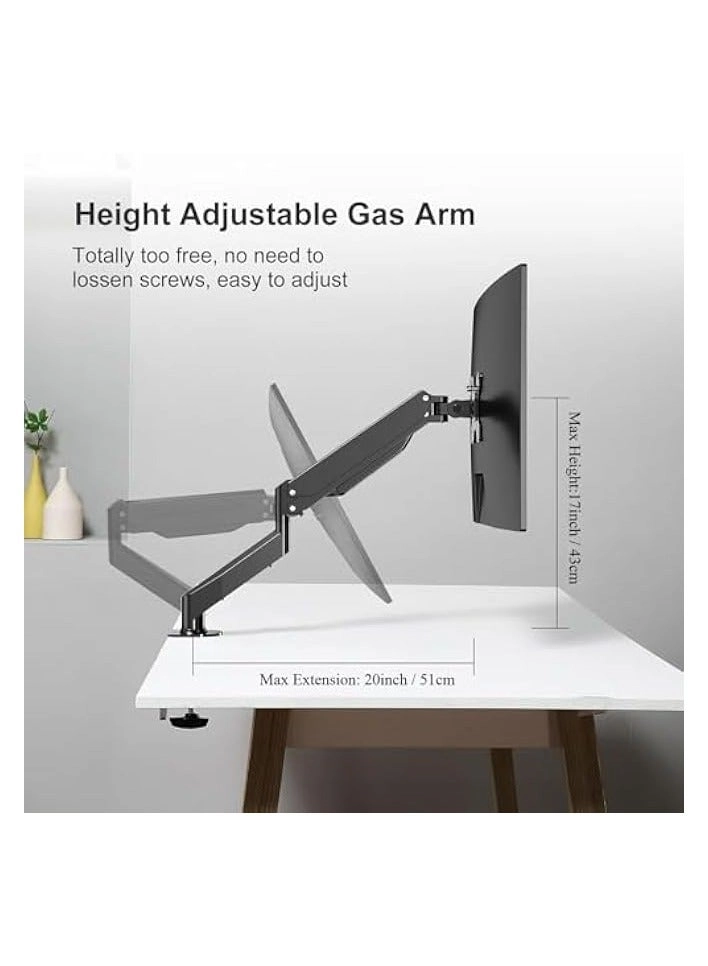 Single Monitor Desk Mount - 1 32 Inch
