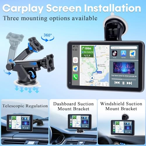 Wireless Apple Carplay Screen - 7 Inches