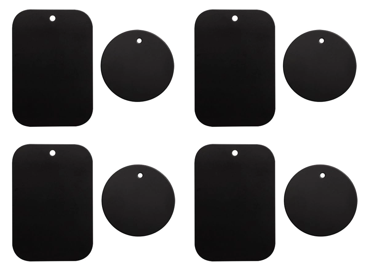 ECVV Replacement Metal Plate Set for Magnetic Mount Car Phone Holders