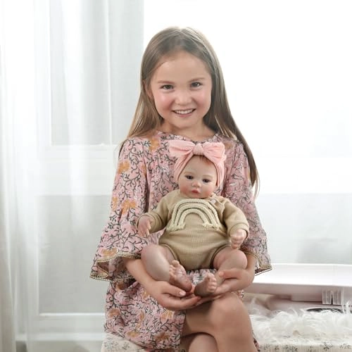 Reborn Baby Doll - 18 Inch Weighted Cloth Body Girl Ages 3+