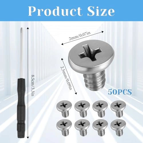 M.2 SSD Mounting Screws Kit - 0.47 x 0.35 inches 0.18 inches