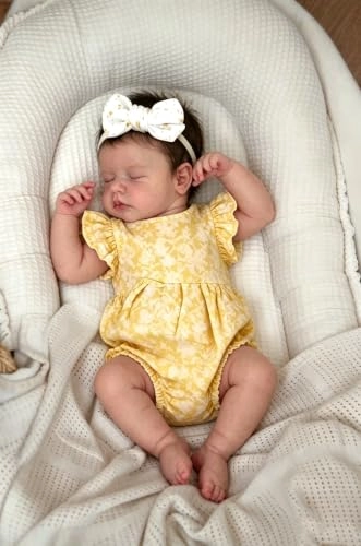 Reborn Baby Doll - 20Inch Full Body Silicone Vinyl Eyes Open Ages 3+