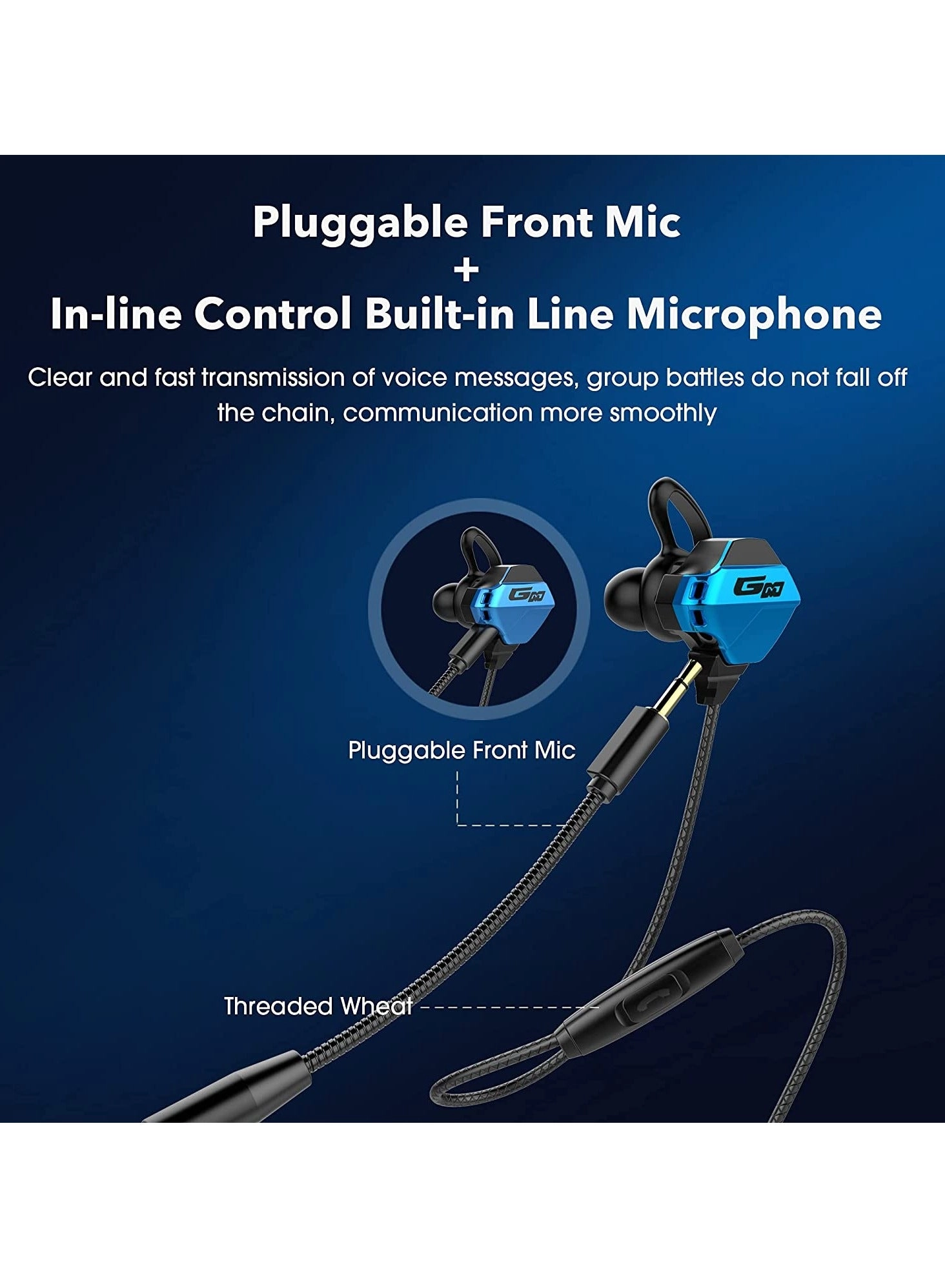Gaming Earbuds Wired Earbud