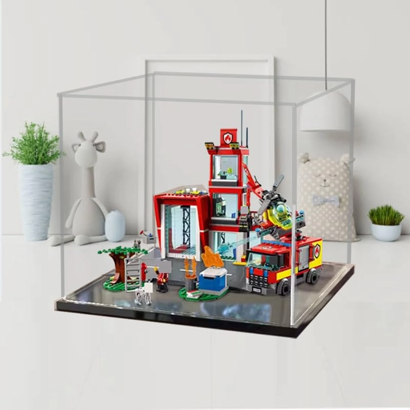 Display Case for LEGO City 60320 - Acrylic