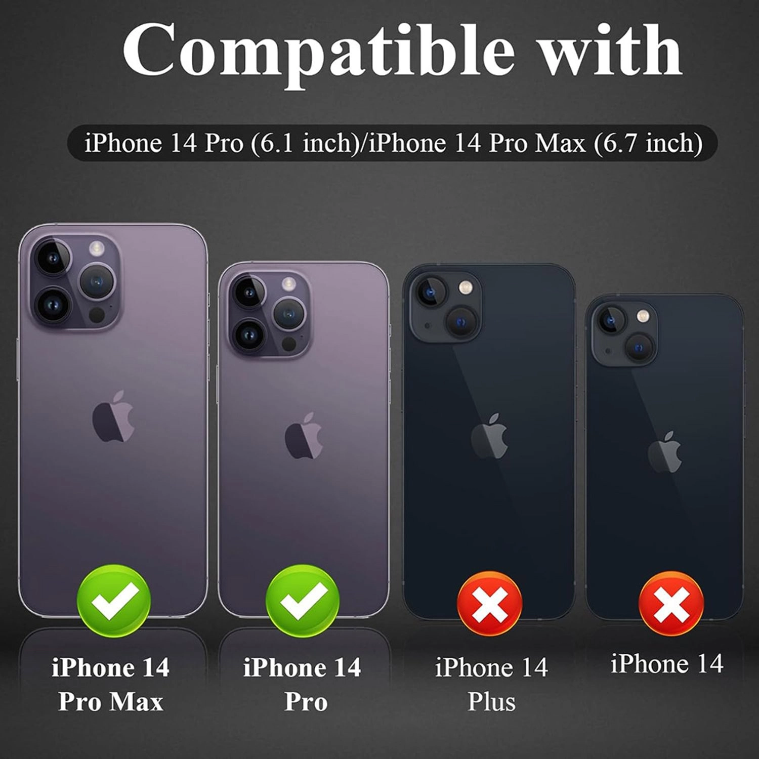 Clear Camera Lens Protector for iPhone 14 Pro Max