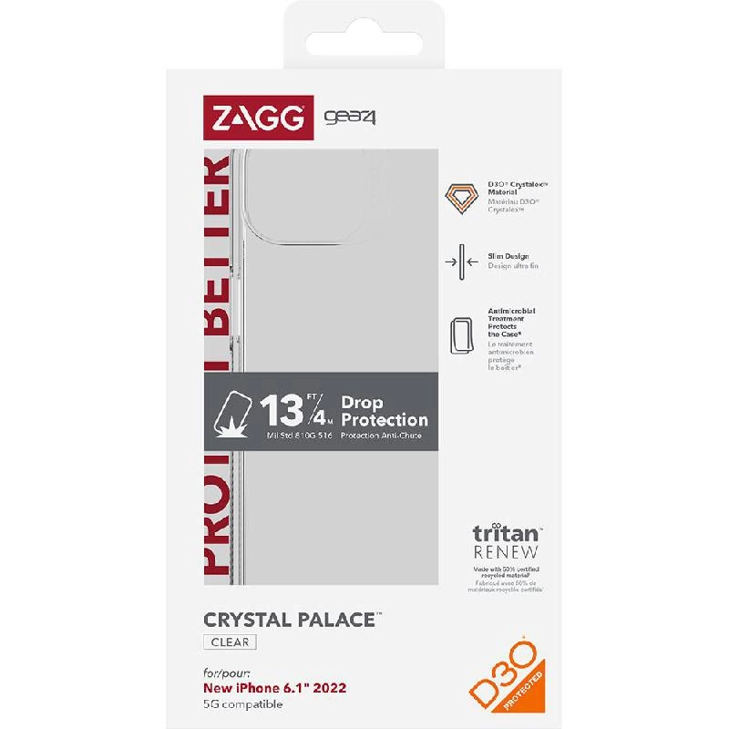 Crystal Palace Clear Case for iPhone 14/iPhone 13