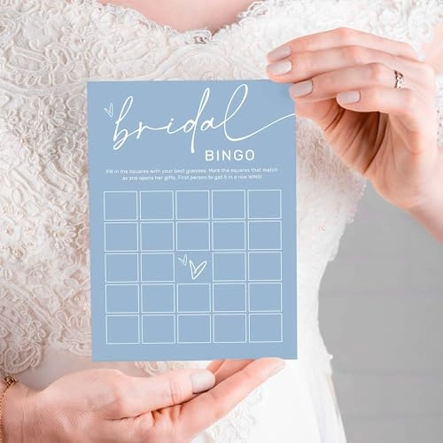 Bridal Shower Bingo - 25 pieces Unisex-Adults