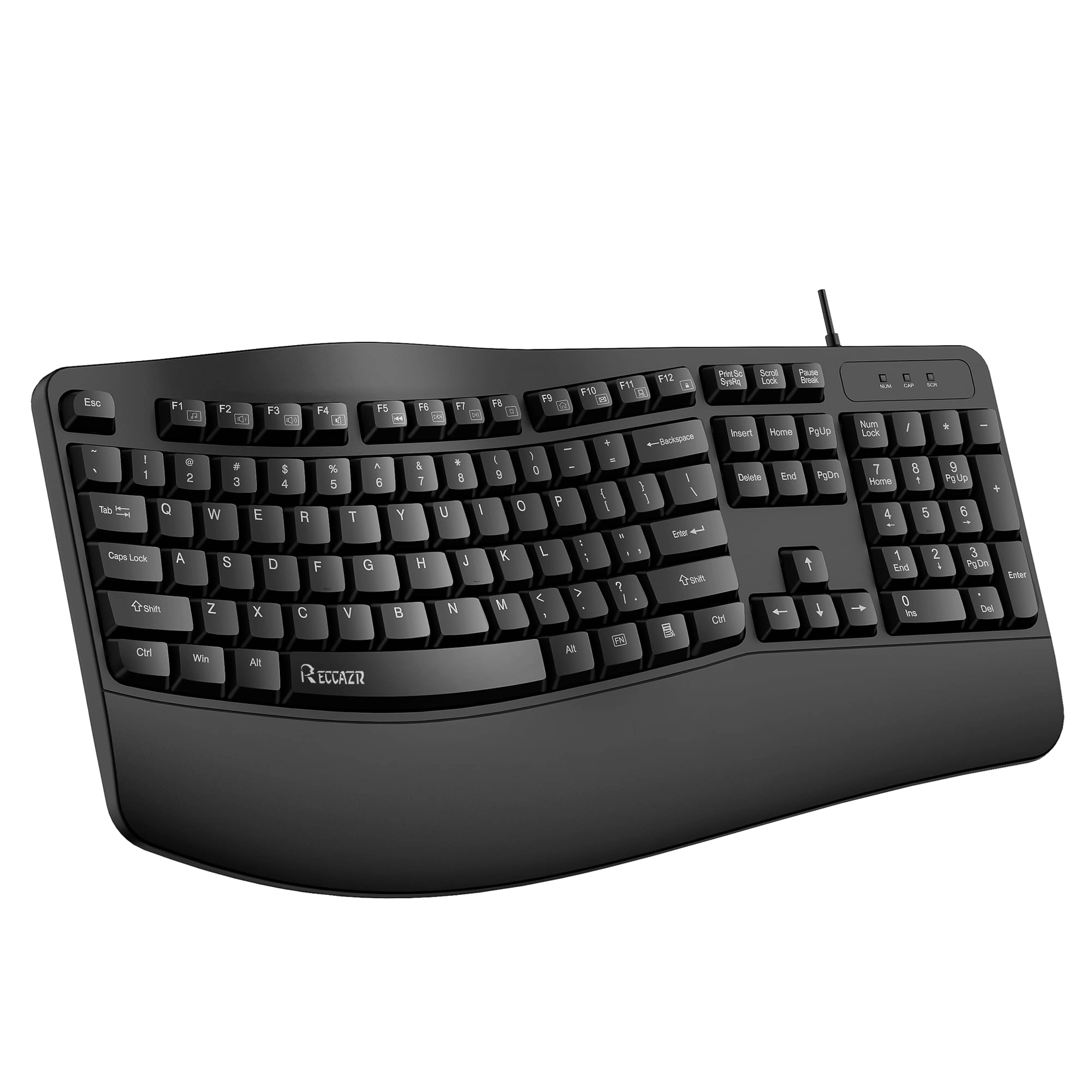 RECCAZR Ergonomic Keyboard - USB-A