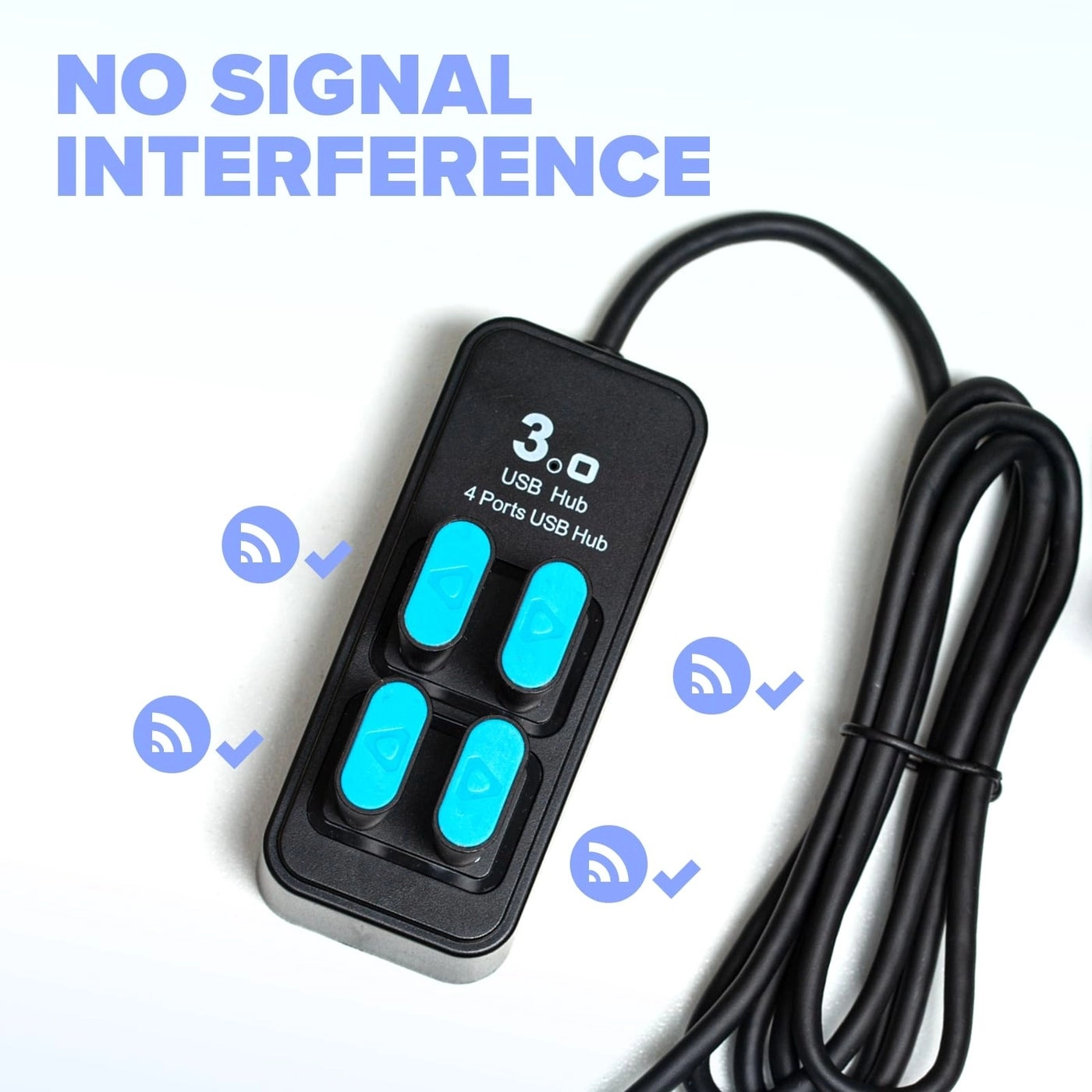 4-Port USB Hub - VIVE Tracker compatible USB 3.0