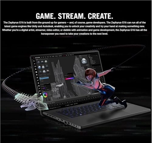 ROG Zephyrus G16 - 16'' i7-13620H 48GB DDR4 2TB PCIe SSD