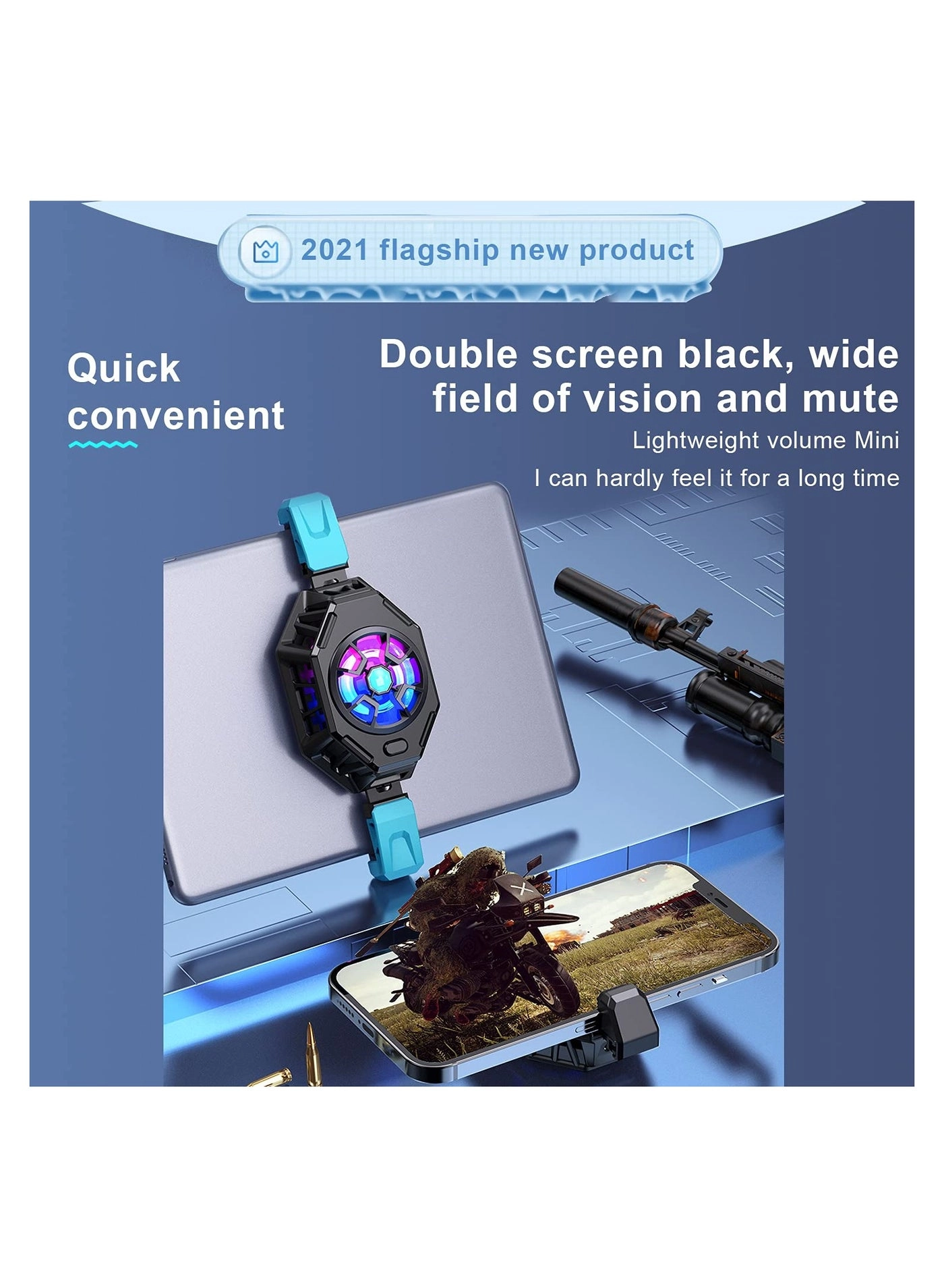 Semiconductor Cooler - Heat Sink RGB Back Clip