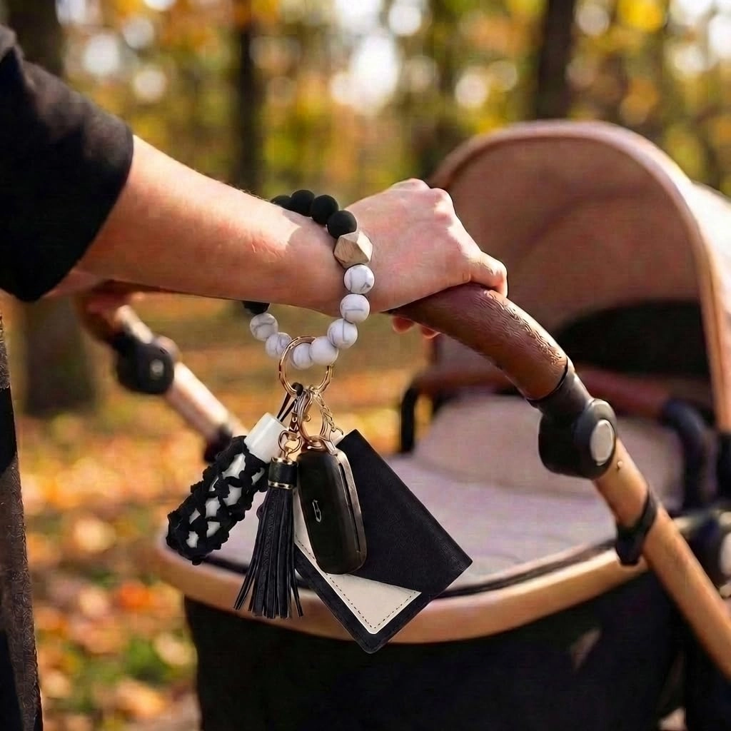 Silicone Key Ring Bracelet - Car